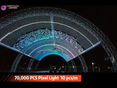 RGB RGBW LED Pixel Lampu dengan 20W daya nominal dan CREE LED untuk pencahayaan yang disesuaikan