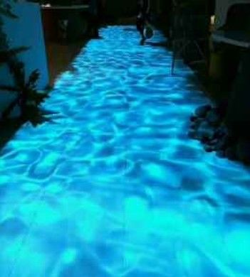 150W Customized LED Light Aluminum Water Pattern LED Projection Light